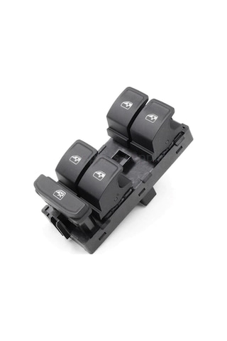 Seat Leon Sol Dörtlü Cam Düğmesi Anahtarı 2013--2018 Kırmızı Işıklı