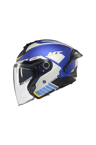 Mt Cosmo Sv Cruıser C7 Mat Mavi Açık Kask Mavi