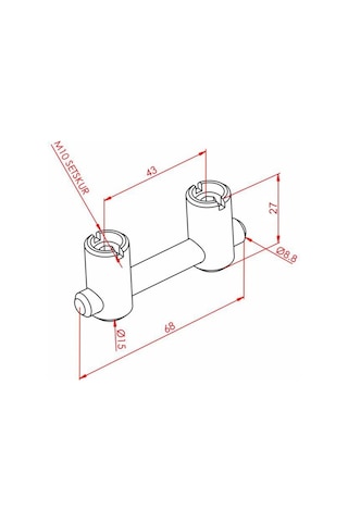 Doğuş Kalıp Çektirme Tip Bağlantı Parçası - Alın K10 Diğer