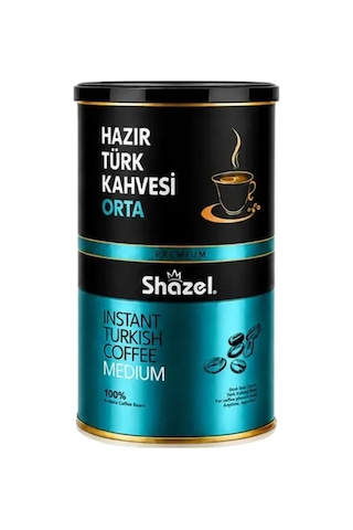 Shazel Hazır Türk Kahvesi Orta Teneke 500 Gr