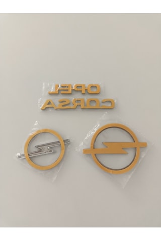 Opel Corsa Bagaj Yazısı Corsa B Ön Arma Arka Bagaj Arması Logo