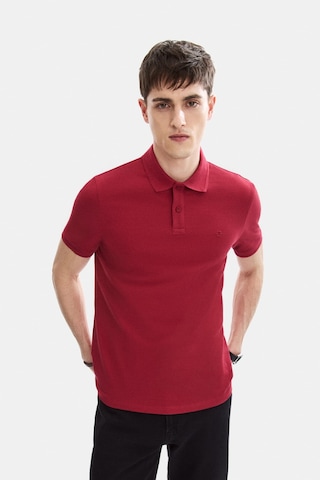 Backandbond Bordo Regular Fit Örme Polo Yaka Tişört