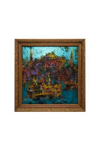 Tuncay Şevketoğlu Turkuaz İstanbul Manzarası Tuncay Şevketoğlu Turkuaz İstanbul Manzarası