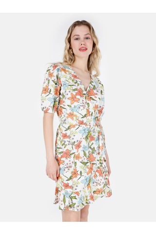 Colins Çok Renkli Kadın Elbise Cl1068976 Q1.v1 Mtc Çok Renkli