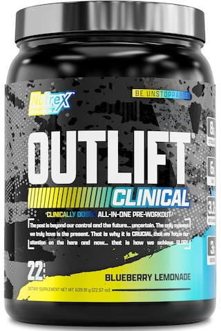 Nutrex Research Outlift Clinical Pump Preworkout With Creatine Eaa Amino Acid Complex 630 Gr Karışık