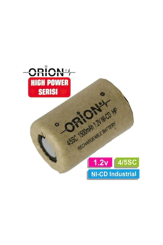 Orion 1.2v Ni-cd 4/5sc 1500mah Şarj Edilebilir Pil - Hp