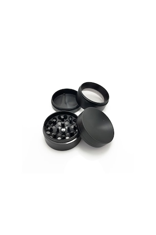 Mini Boy Siyah 40 mm. Tütün Baharat Herbal Parçalayıcı py91sy