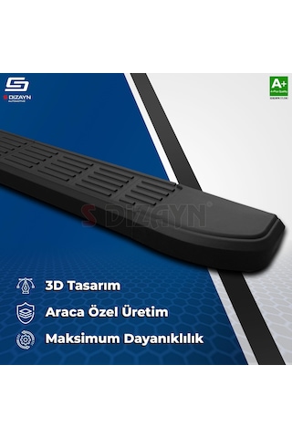 S-dizayn Volvo Xc90 Makyajlı Benzinli S-line Siyah Yan Basamak 203 Cm 2024 Üzeri A+ Kalite