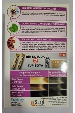 Colorx Saç Boyası Çift - 6.11 Zeytin Kumral