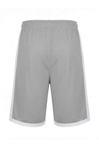 Orendahill Erkek Spor Şort Hızlı Kuruyan Esnek Regular Fit Gym Cepli Yan Çizgi Detaylı Activewear Gri