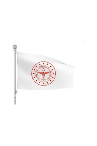 Sağlık Bakanlığı Bayrak Flama 70 X 105 CM Raşel