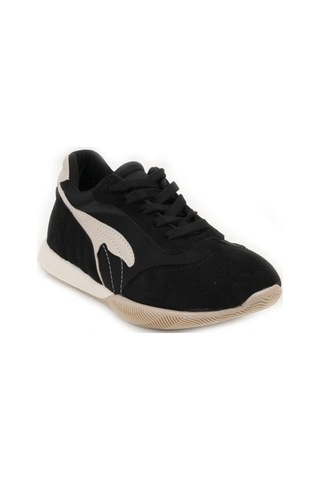 Papuçcity Dvmd 5300 Kadın Sneakers Spor Ayakkabı Siyah - Bej