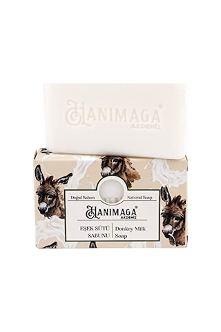 Eşek Süt Bar Sabunu, Tüm Doğal, Cilt Nemlendirir, Kırışıklığı Önleyir, Gençlik Görünümü Sağlar 100 Ml