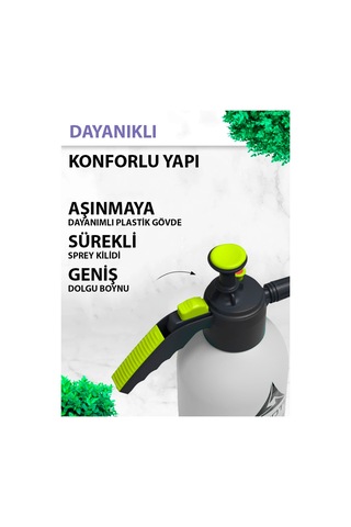 2 Lt Premium Püskürtücü Pompası İlaçlama, Sulama, Temizleme