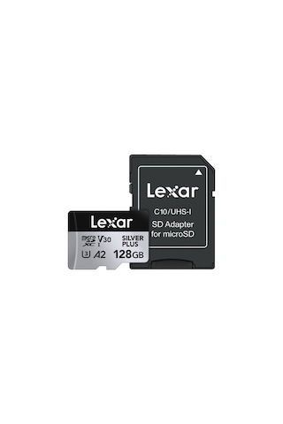 Lexar 2'li Professional 128gb 205 Mb/s Silver Plus Mikro Sd Hafıza Kartı