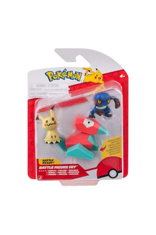 Pokemon Battle 3'lü Figür Seti Pkw4091