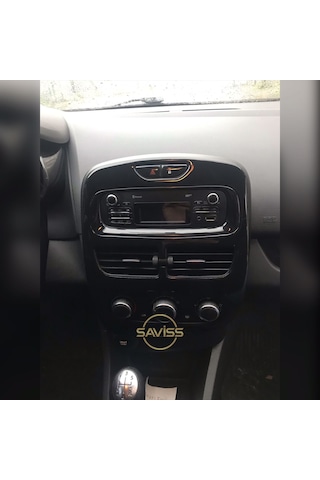 Renault Clio 4 Joy Paket 40 Parça Full Set Torpido Maun Kaplama Piano Black (Parlak Siyah)