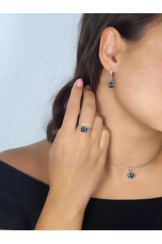 Lair Prasiolit Taşlı Gümüş Kolye Ucu 178782547