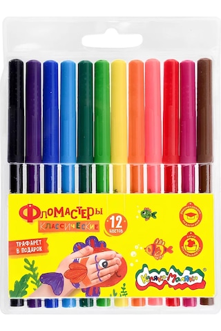 Kalaka-malaka 12 Renkli Çizim Keçeli Kalemleri 159718741