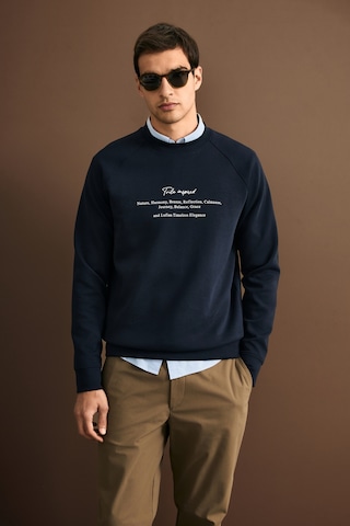 Lufian Cole Erkek Sweatshirt Lacivert Lacivert 112030199100200