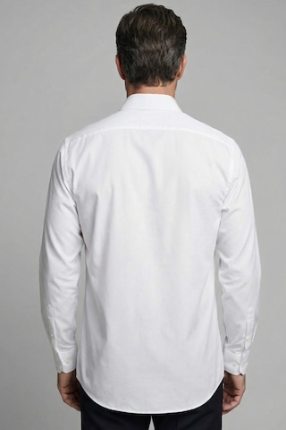 Bisse Pamuk Regular Fit Klasik Tek Cepli Beyaz Erkek Gömlek Gmkls4kpal242050 D01
