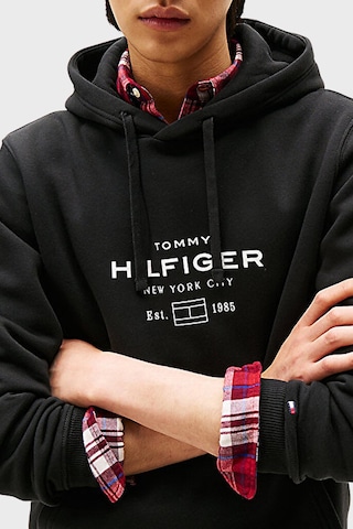 Tommy Hilfiger Erkek Sweat Mw0mw40864 Bds Siyah Siyah