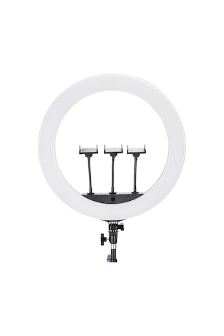 Jmary Fm-21r Uzaktan Kumandalı 52cm Işıklı Telefon Tutucu Ring Light Siyah