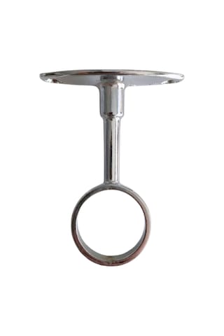 Yuvarlak Ayaklı Açık Askı Borusu Flanşı Mobilya Yuvarlak Boru Flanşı Metal Boru Çapı:25mm 4 Adet Krom