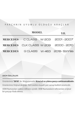 2adet Mercedes Clk Class W209 İçin Klima Havalandırma Motor Kolu