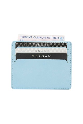 Tergan Mavi Deri Unisex Kredi Kartlık - S1kk00001050-m0k Mavi