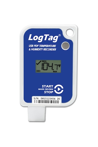 Logtag Haxo-16u Ekranlı Çok Kullanımlık Sıcaklık, Nem Kayıt Cihazı Usb