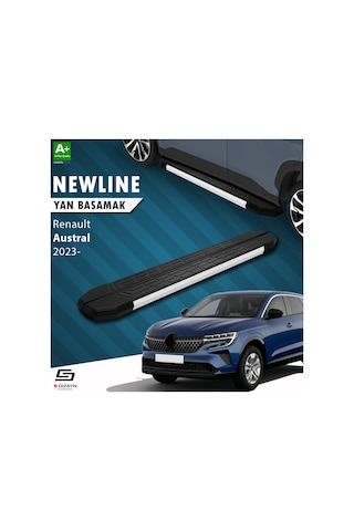 S-dizayn Renault Austral Newline Aluminyum Yan Basamak 183 Cm 2023 Üzeri