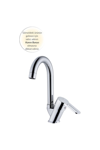 Karen Banyo Tulipek Lavabo Bataryası, Krom, Cisa 46421 krom