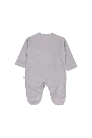 Albimini Minidamla Zürafa Nakış Çıtçıtlı 1-6 Ay Tulum - Gri