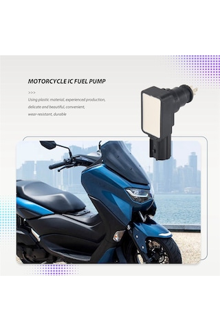 Xurunkeji Yamaha Aerox/nmax/mxi/mio125/125s İçin Uygun Motosiklet Ic Yakıt Pompası Montajı Fırçasız Yakıt Pompası Kontrol Cihazı Siyah