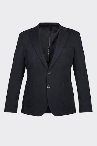 Koyu Lacivert Casual Slim Fit Bi-stretch Ceket Laci