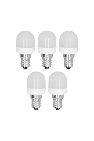 Adet Tavan Lambası 1,5 W Yüksek Sıcaklığa Dayanıklı Beyaz 75 Işık Akısı E12 Tabanlı Led Ampuller Ofis Yatak Odası Koridor Sıcak Işık