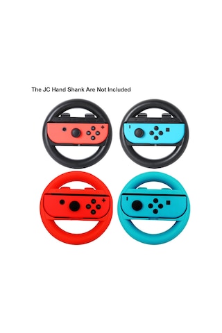 Ruicoo Ns İçin Evrensel Oyun Direksiyonu Seti - Rahat Tutuş, Hızlı Kurulum, Yarış Keyfi, Kırmızı Ve Mavi