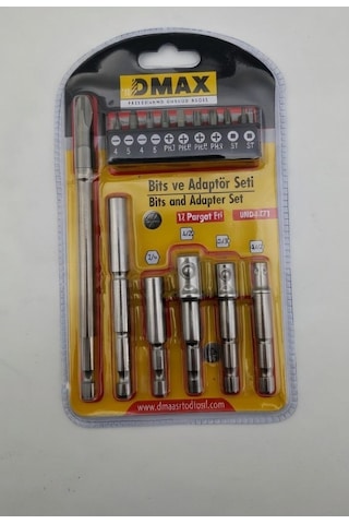 Dmax Profesyonel Bits Ve Adaptör Seti - 16 Parça Dmax Profesyonel Bits Ve Adaptör Seti - 16 Parça