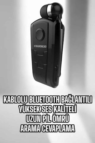 Tek Tüm Telefonlara Uyumlu Mikrofonlu Titreşimli Makaralı Bluetooth Kulakiçi Kulaklık Najmaddin