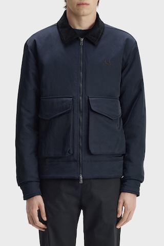 Fred Perry Regular Fit Kadife Yaka Mont Unisex Mont J3316 608 Lacivert