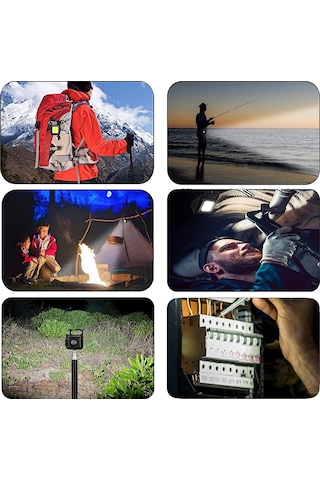 Hightek Ht3239 Şarjlı Napolyon Mini Cob Led Siyah