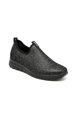Sneaker Günlük Kadın 27 T12 Tq Fly Flot Cloth Woman Black Siyah
