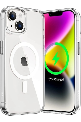 Ringke Apple iPhone Uyumlu 14 Kılıf Kamera Lens Korumalı Magsafe Destekli Şeffaf Darb
