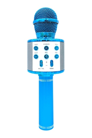 Mufunye Mavi Karaoke Bluetooth Mikrofon,