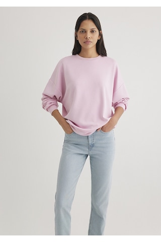 Mavi - Bisiklet Yaka Pembe Sweatshirt 168837-71117 Pembe