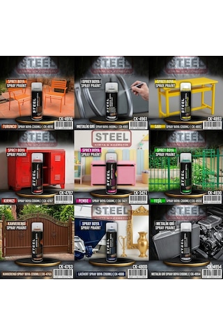 İst Steel Sprey Boya Kırmızı 200 Ml Kirmizi