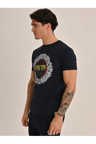 Fenerbahçe Erkek Trıbun Marş Logo Tshırt Fb Laci Yeni