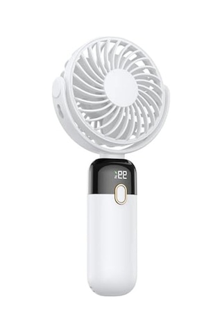 Taşınabilir Şarjlı El Vantilatörü, 2400mah Güç Ve 360 Dönme Özelliği