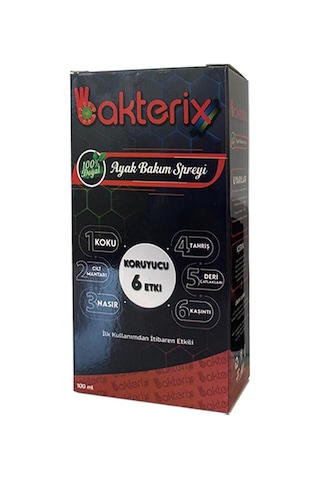 Bakterix Ayak Kokusu ve Mantar Önleyici Sprey 100 ML